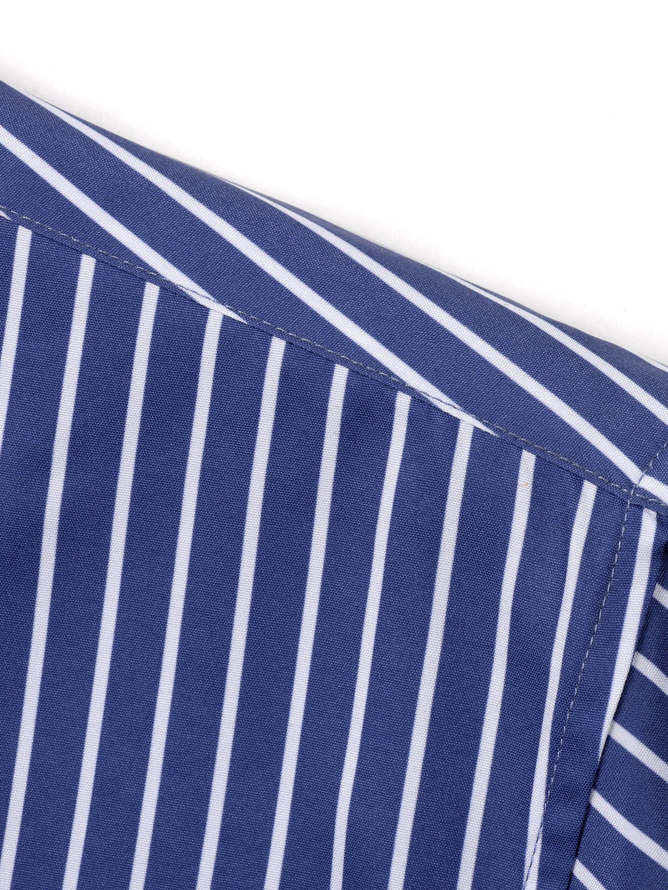 Gestreiftes Langarmhemd mit Knöpfen