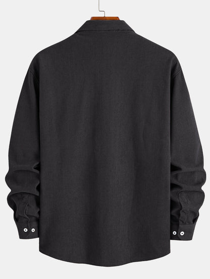 Plüschgefüttertes Cordhemd