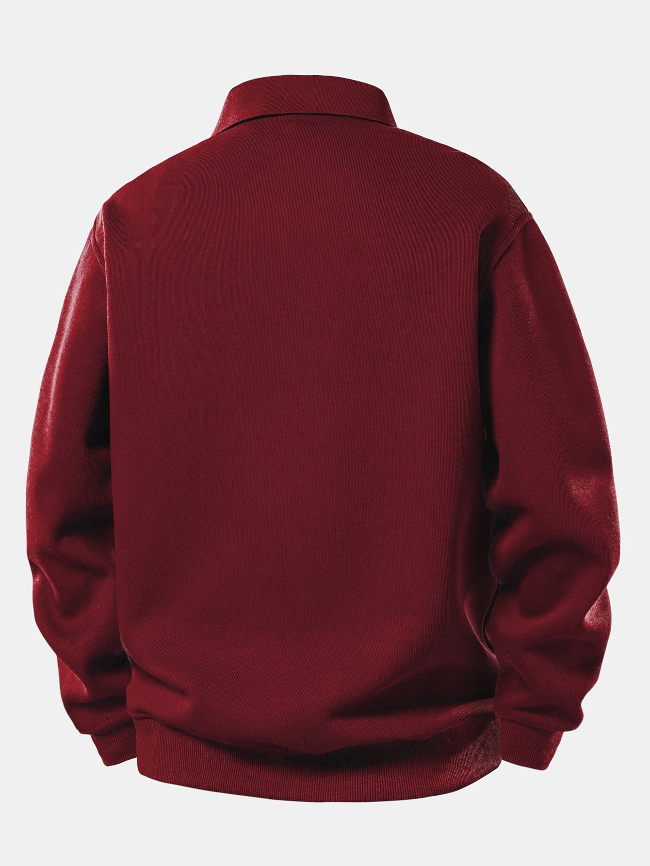 Pullover mit festem Poloshirt-Kragen