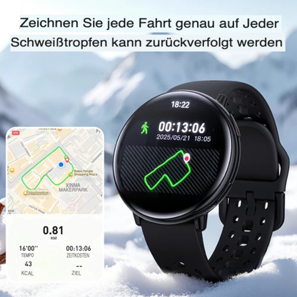 Ultra-Light Smartwatch – 3,63 cm AMOLED, Barometer, KI, IPX8 Wasserschutz