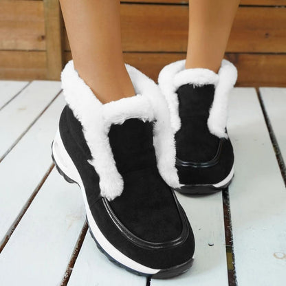 Vegane Leder Freizeit Stiefeletten