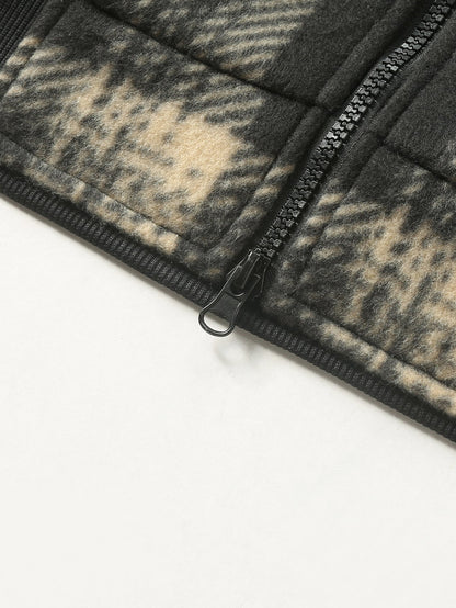 Teddy-Fleece Flanell Kapuzenmantel mit Reißverschluss