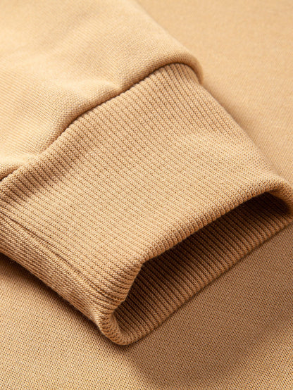 Basic Rundhals-Sweatshirt und Jogginghose