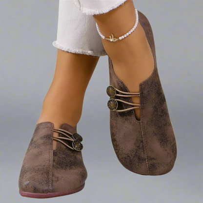 Madeline - Bequeme Slip-On Flachsandalen