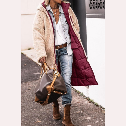 Amelia | Eleganter, wendbarer Damenmantel