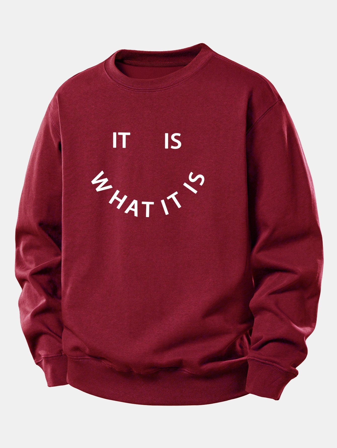 Es Ist Wie Es Ist - Lässig Sitzt Sweatshirt