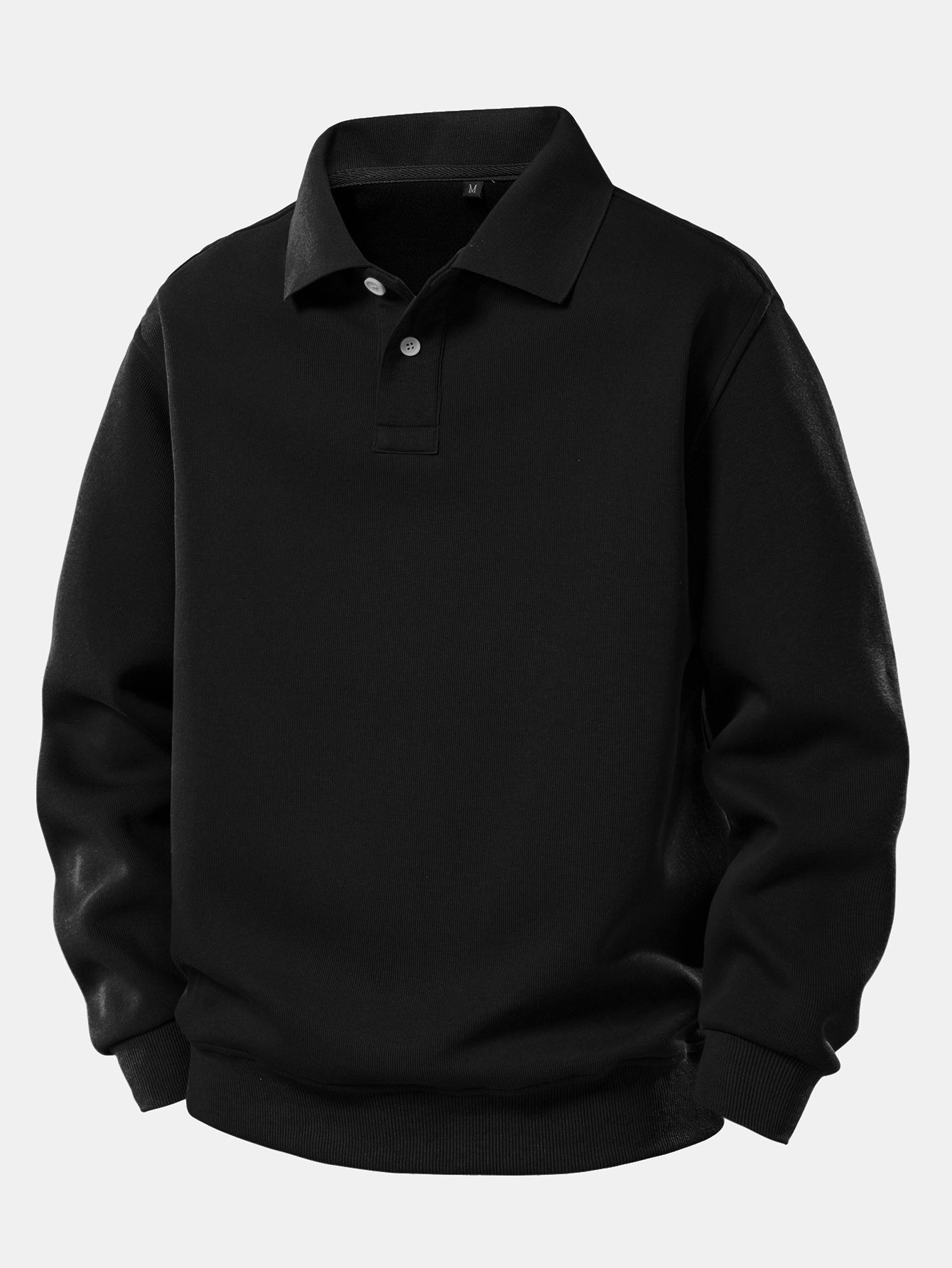 Pullover mit festem Poloshirt-Kragen