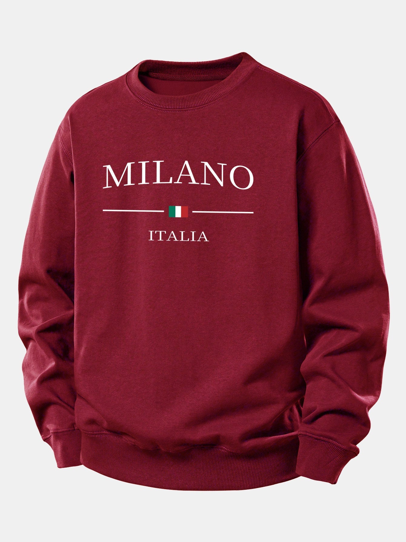 Relaxed Fit Milano Print Sweatshirt