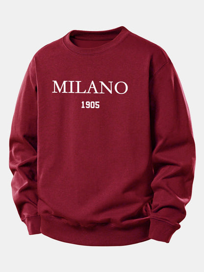 Milano Print Relax Fit Sweatshirt