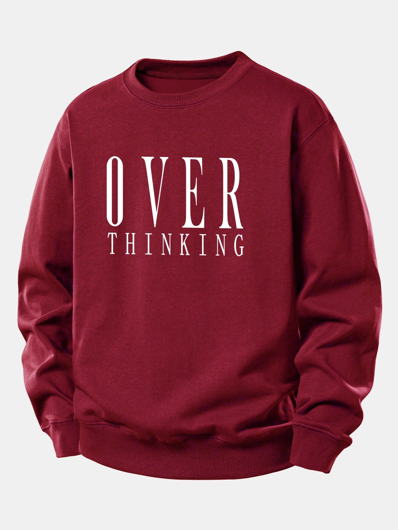 Überdenken Print Relax Fit Sweatshirt