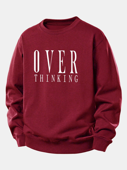 Überdenken Print Relax Fit Sweatshirt