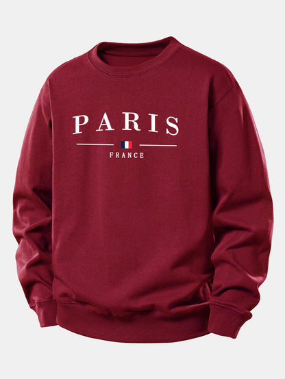 Paris Print Relaxed Fit Sweatshirt