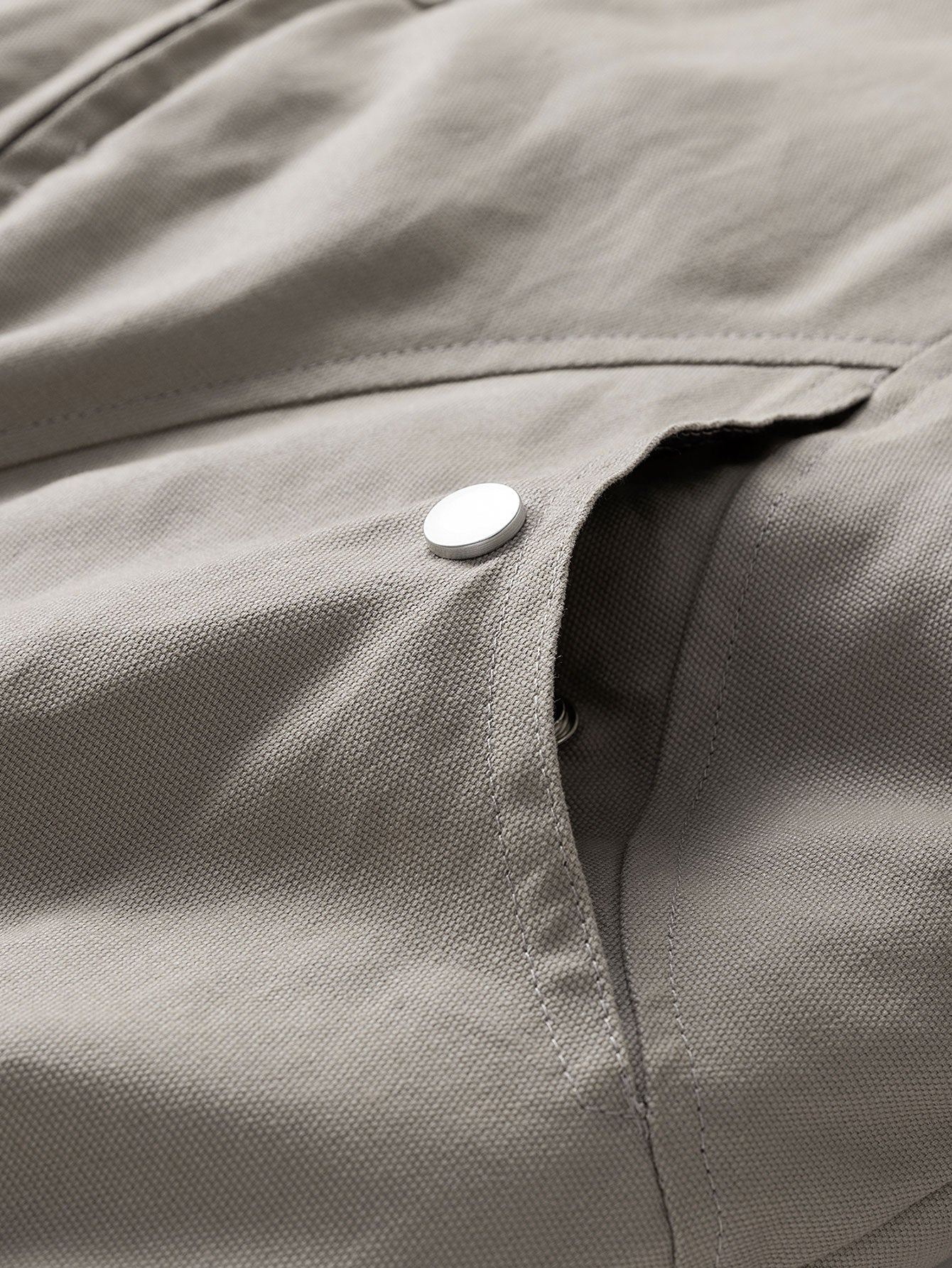 Boxy Fit Kunstpelzkragen Kapuzenmantel