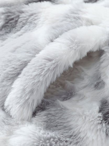 Kunstpelz Reißverschlussjacke