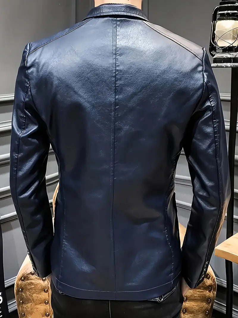 BENNO I KLASSIKER LEDERBLAZER