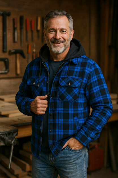 Kurt™ Karo-Winterjacke