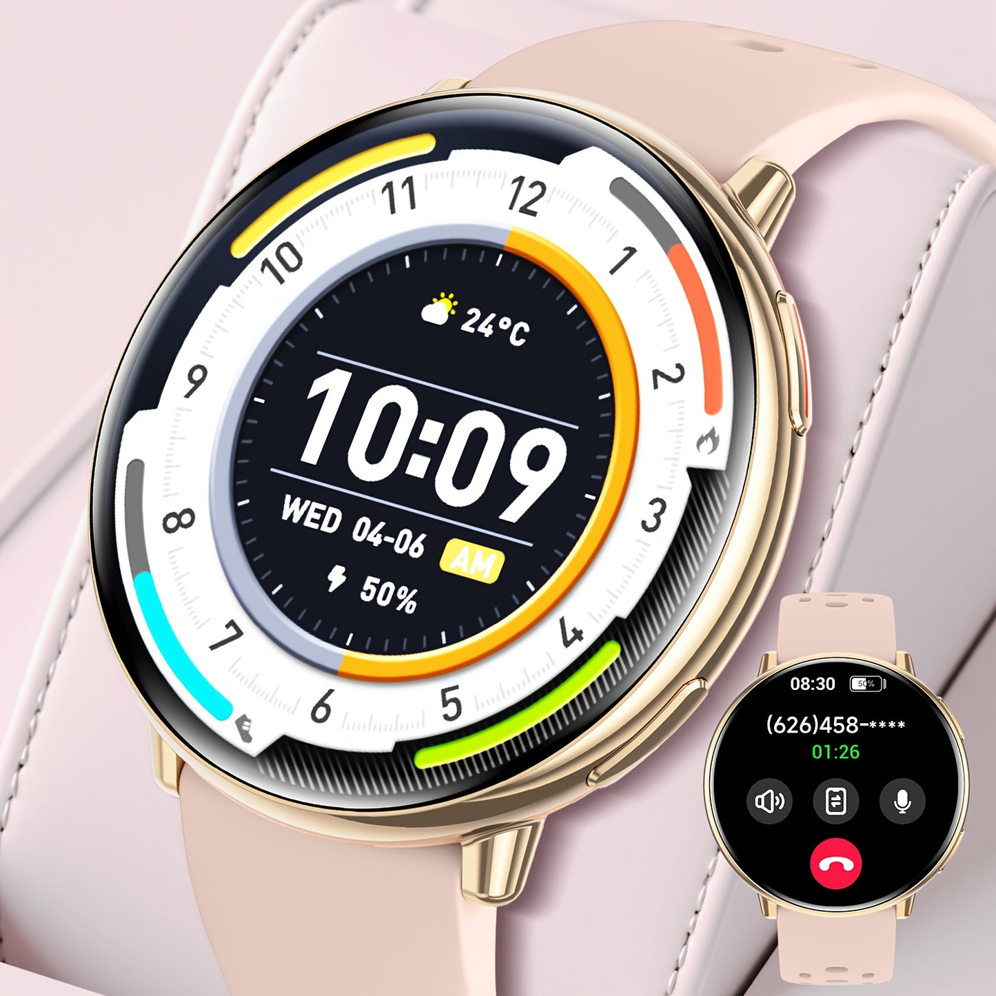 Ultra-Light Smartwatch – 3,63 cm AMOLED, Barometer, KI, IPX8 Wasserschutz