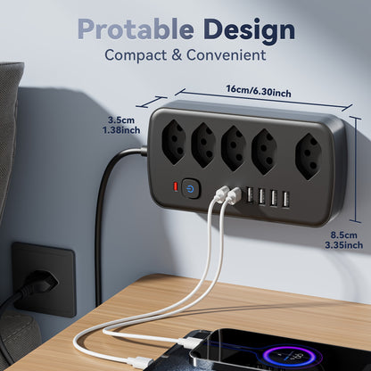 USB & AC Steckdosenleiste 11-in-1 – ideal für Zuhause, Büro & Studentenwohnheim