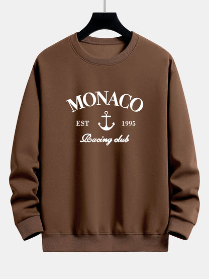 Monaco Print Sweatshirt mit Relaxed Fit