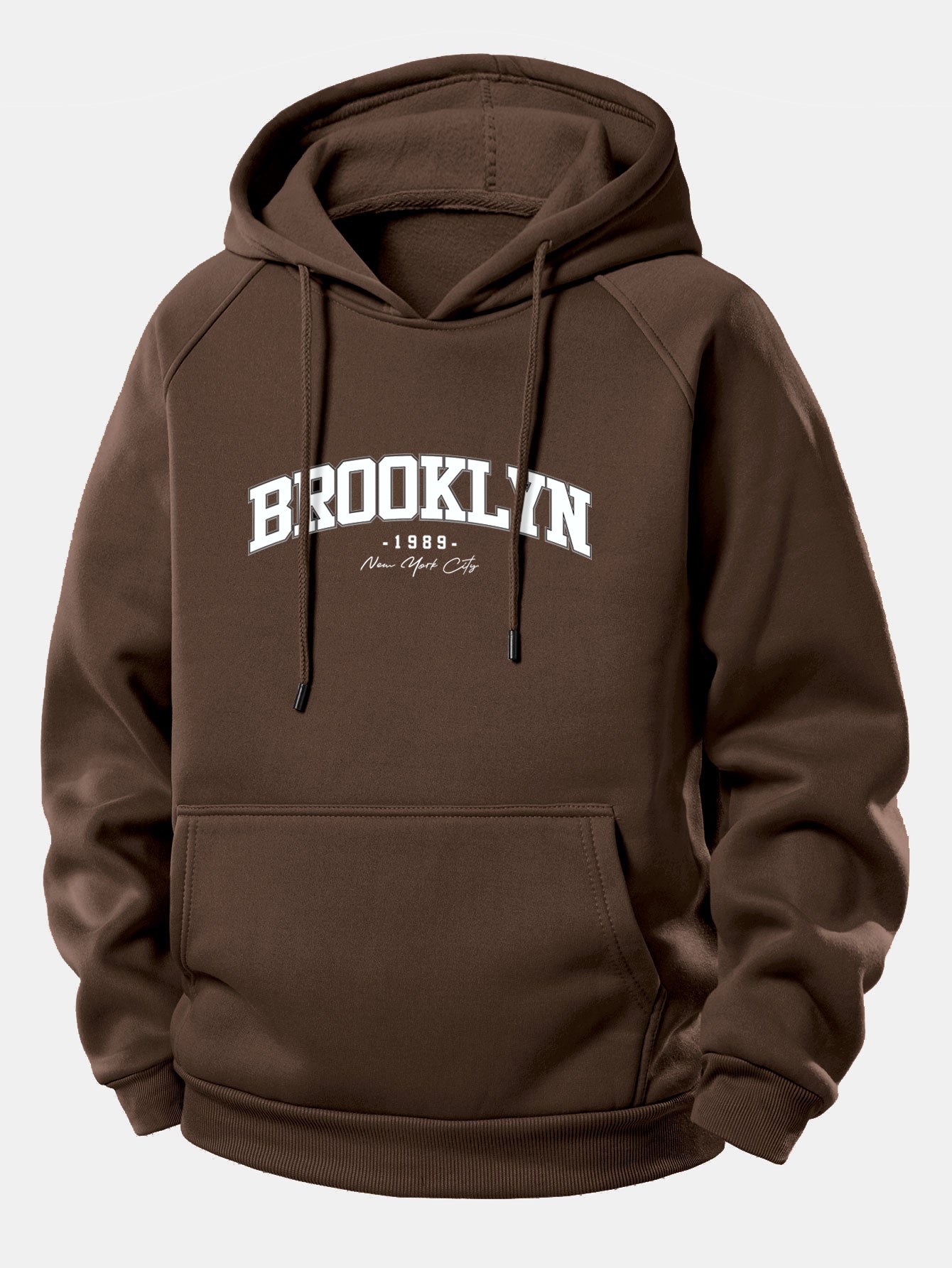 Brooklyn Print Kapuzenpullover mit Kordelzug