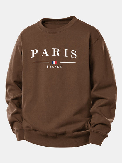 Paris Print Relaxed Fit Sweatshirt