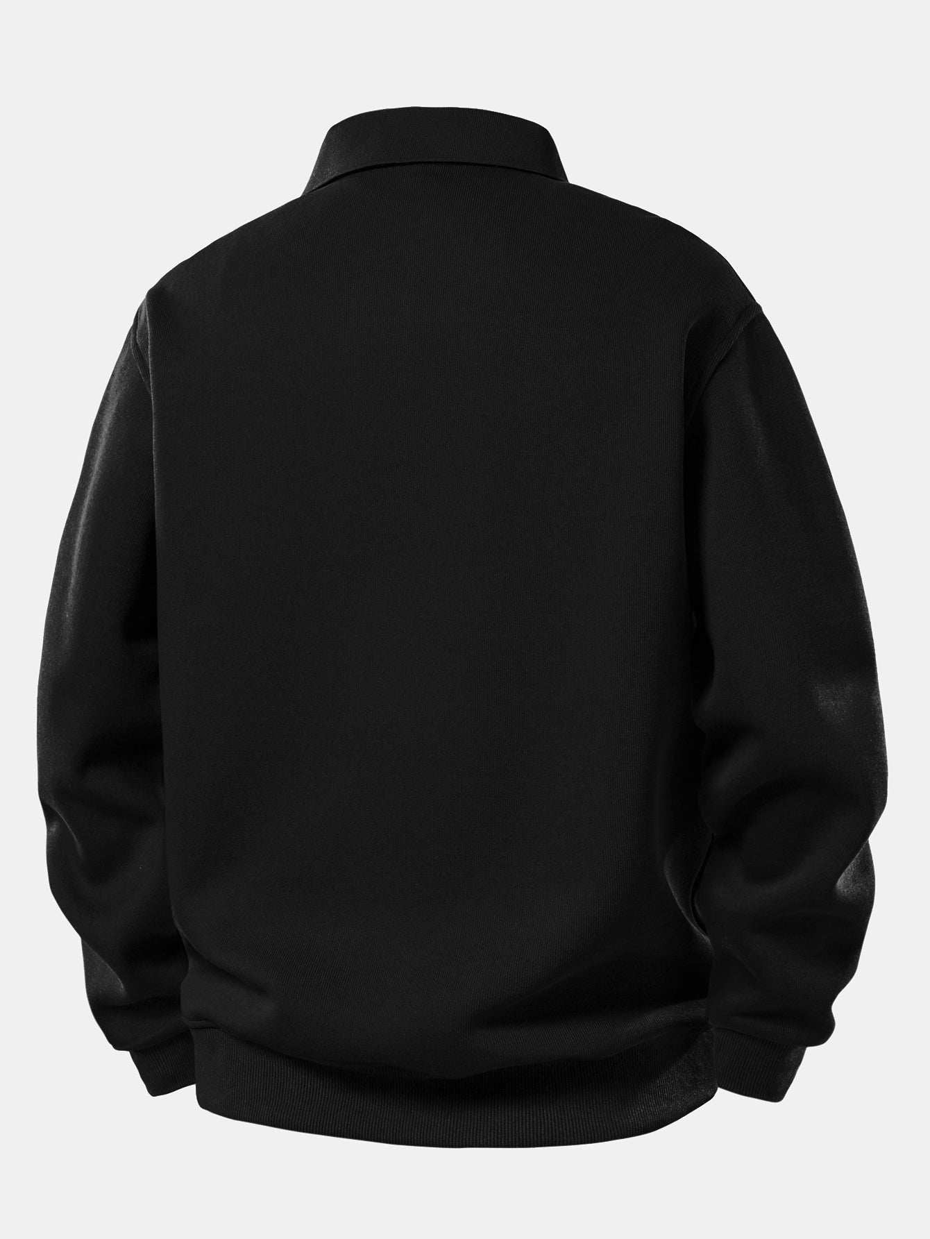 Pullover mit festem Poloshirt-Kragen