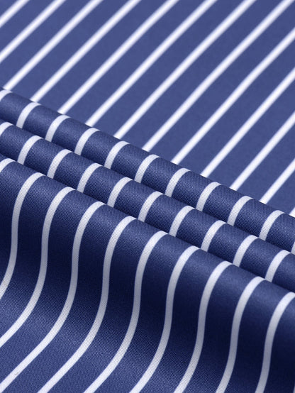 Gestreiftes Langarmhemd mit Knöpfen