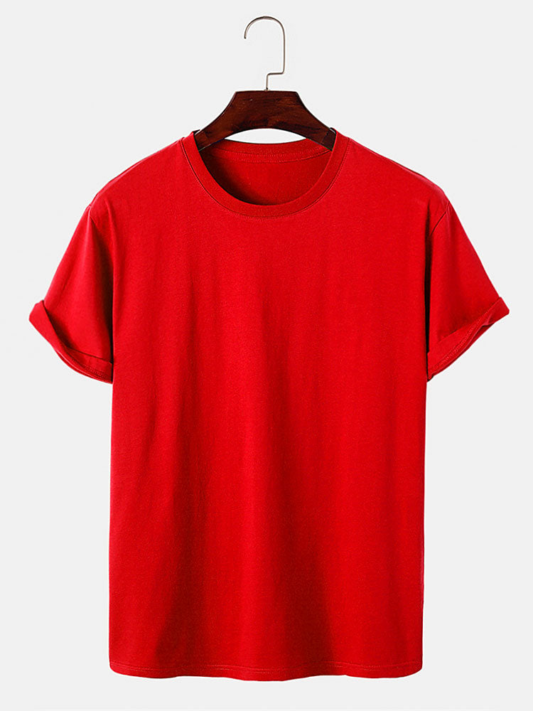 Basic T-Shirt aus 100% Baumwolle