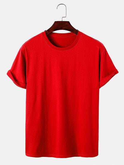 Basic T-Shirt aus 100% Baumwolle