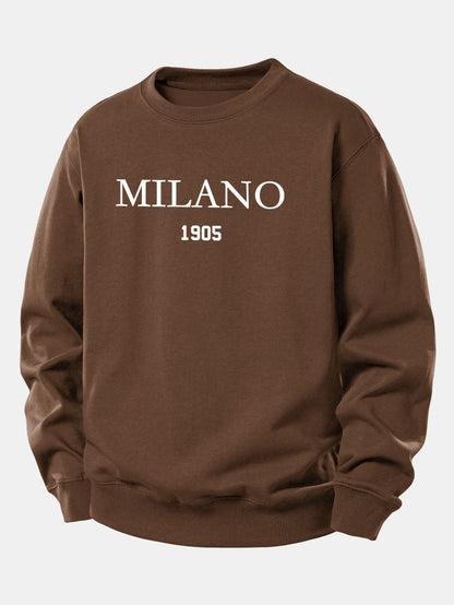 Milano Print Relax Fit Sweatshirt