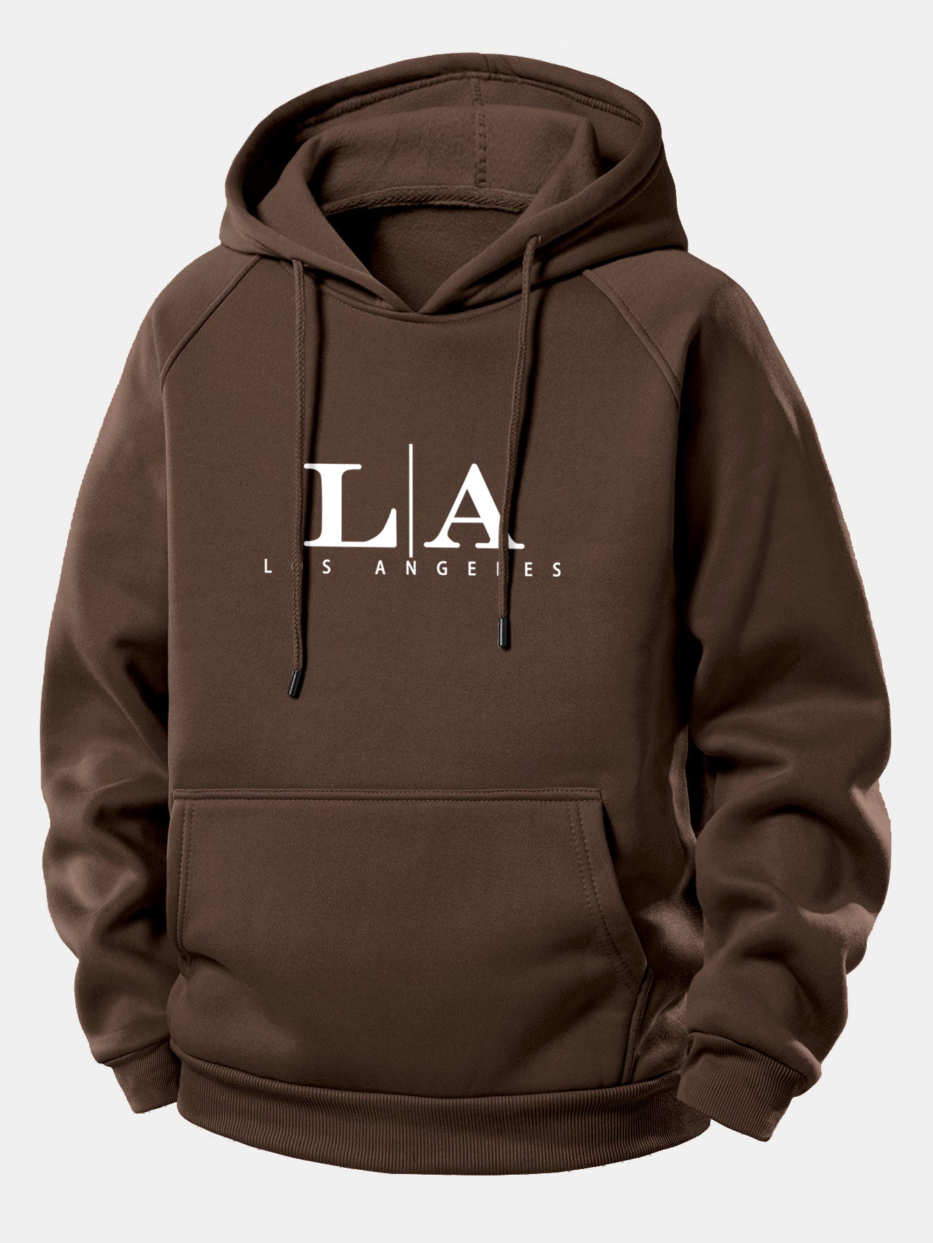 Los Angeles bedruckter Kordelzug-Hoodie