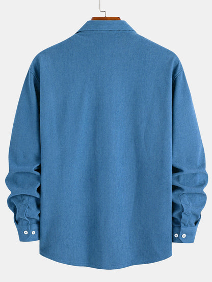 Plüschgefüttertes Kordhemd