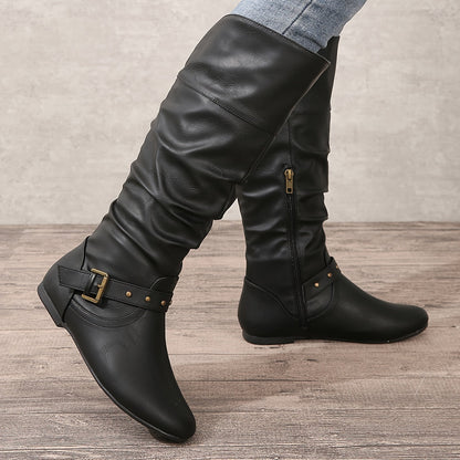 Danica | Damen Knöchelhohe Stiefel mit seitlichem Reißverschluss