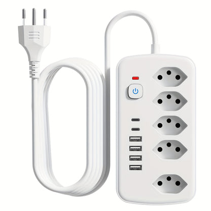 USB & AC Steckdosenleiste 11-in-1 – ideal für Zuhause, Büro & Studentenwohnheim