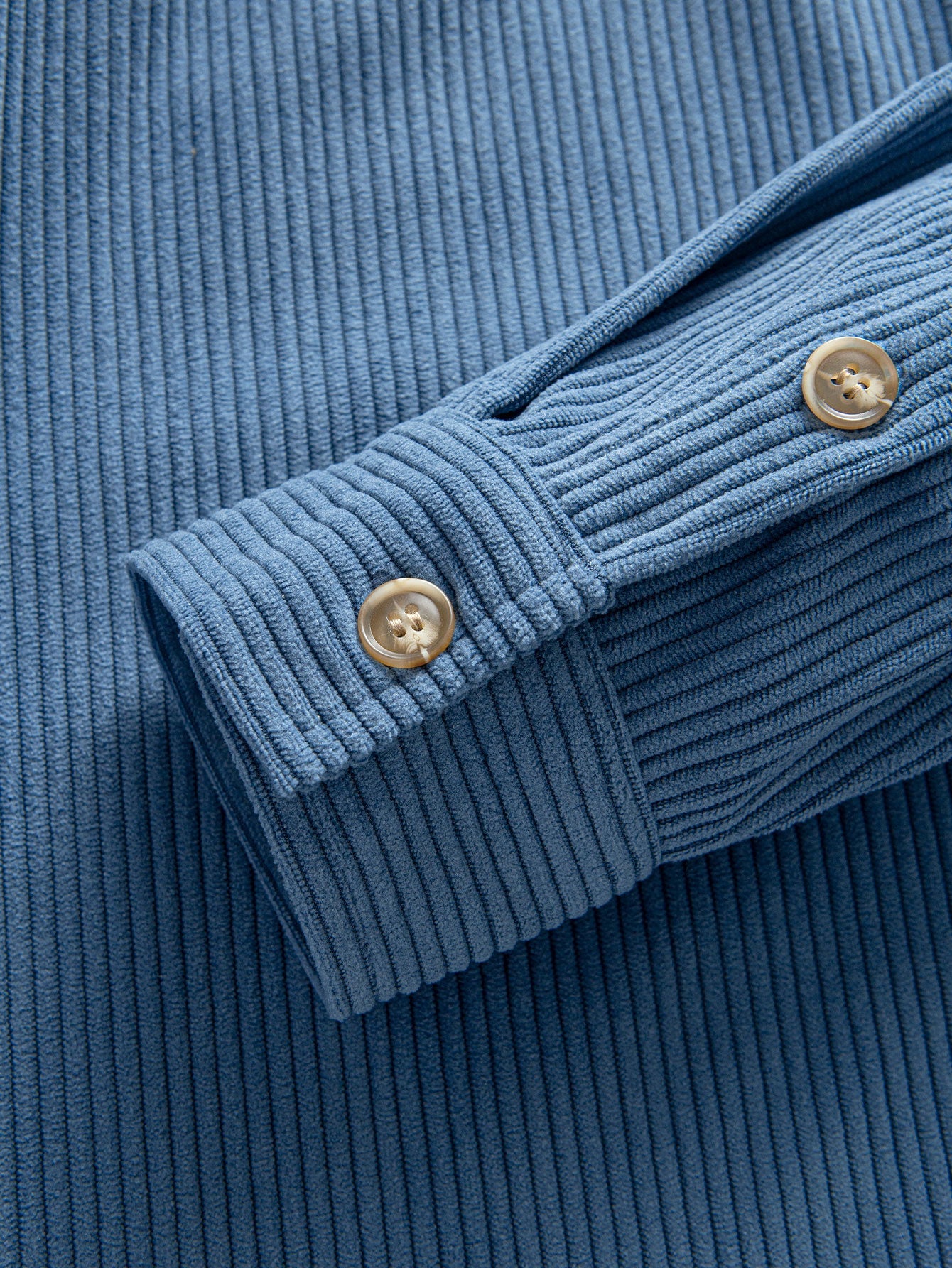 Langarm-Hoodie aus Cord mit kontrastierenden Farben