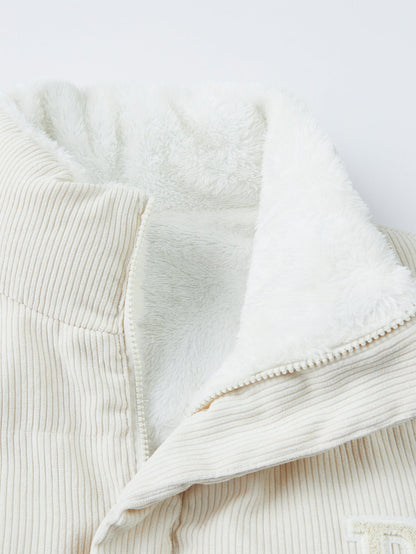 Wende-Teddy-Fleece-Cord-Mantel