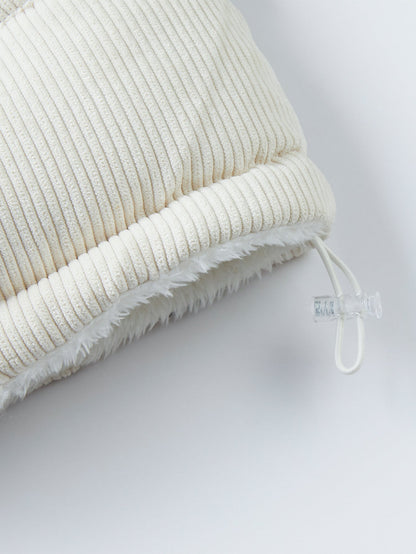 Wende-Teddy-Fleece-Cord-Mantel