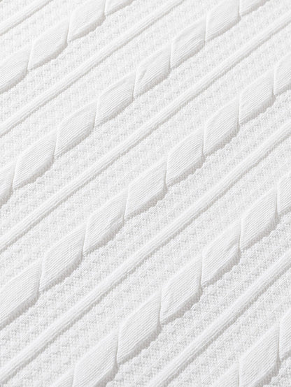 Jacquard-Sweatshirt mit Rundhalsausschnitt und Twist-Muster in lässiger Passform