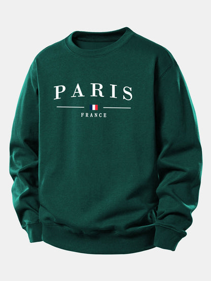 Paris Print Relaxed Fit Sweatshirt