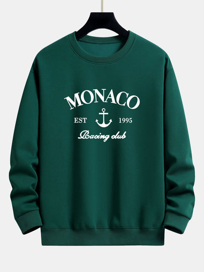 Monaco Print Sweatshirt mit Relaxed Fit