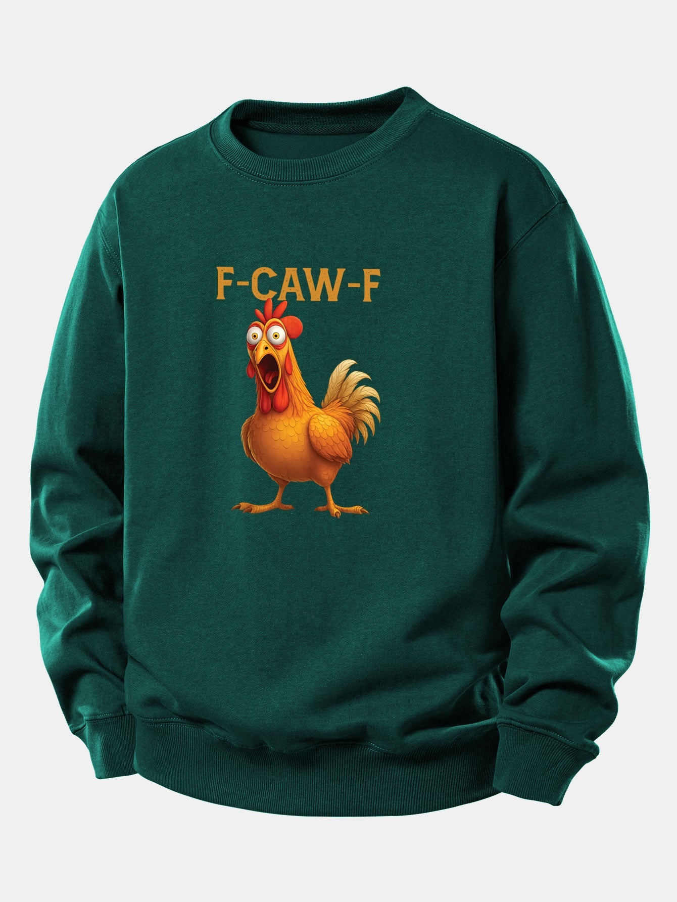 Houndstooth Relaxed Fit Sweatshirt