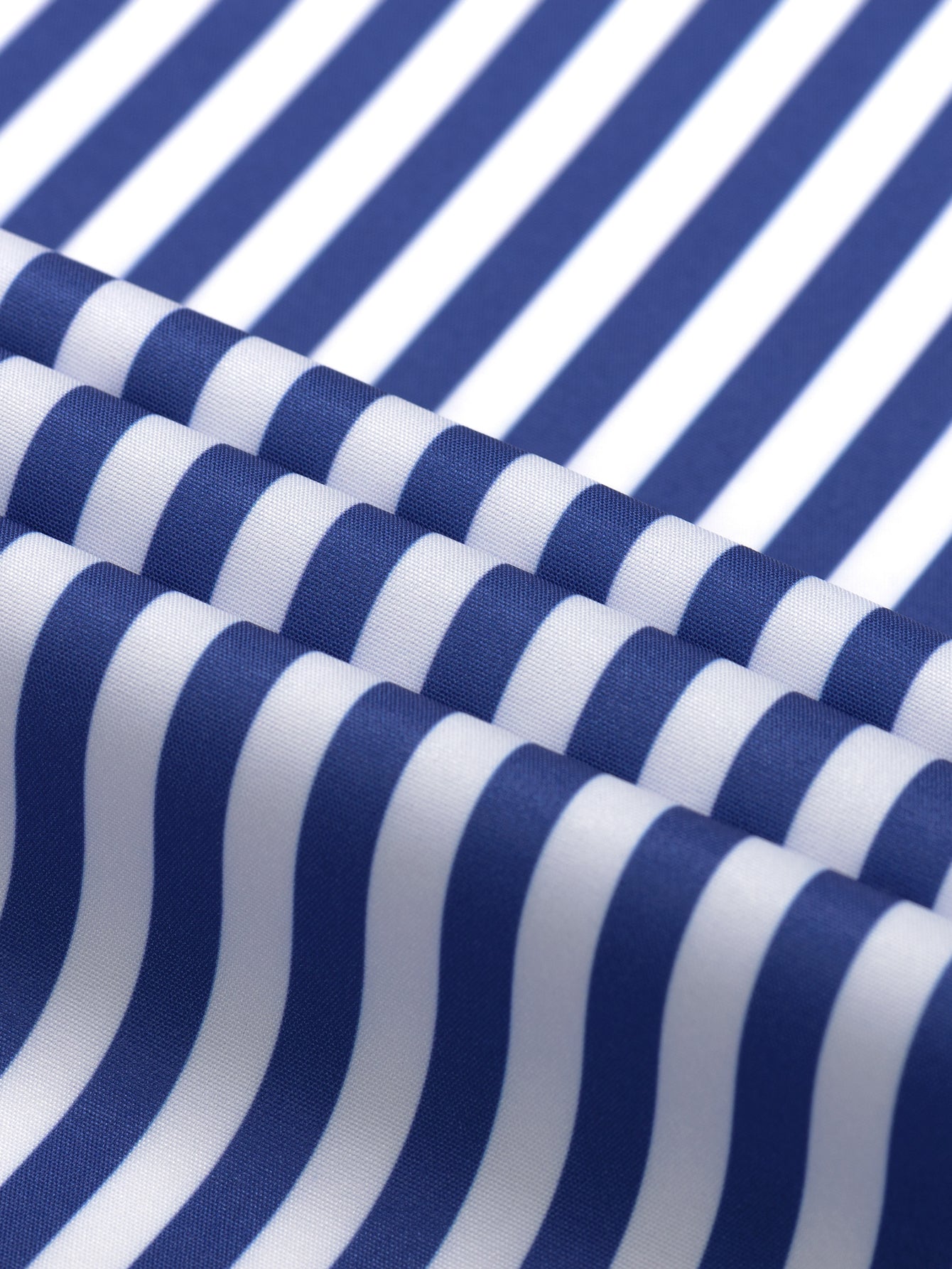 Gestreiftes Langarmhemd mit Knopfverschluss