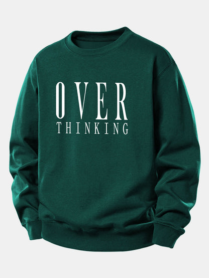 Überdenken Print Relax Fit Sweatshirt