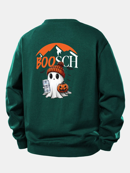 BOOSCH Bier Geist Druck Relaxed Fit Sweatshirt