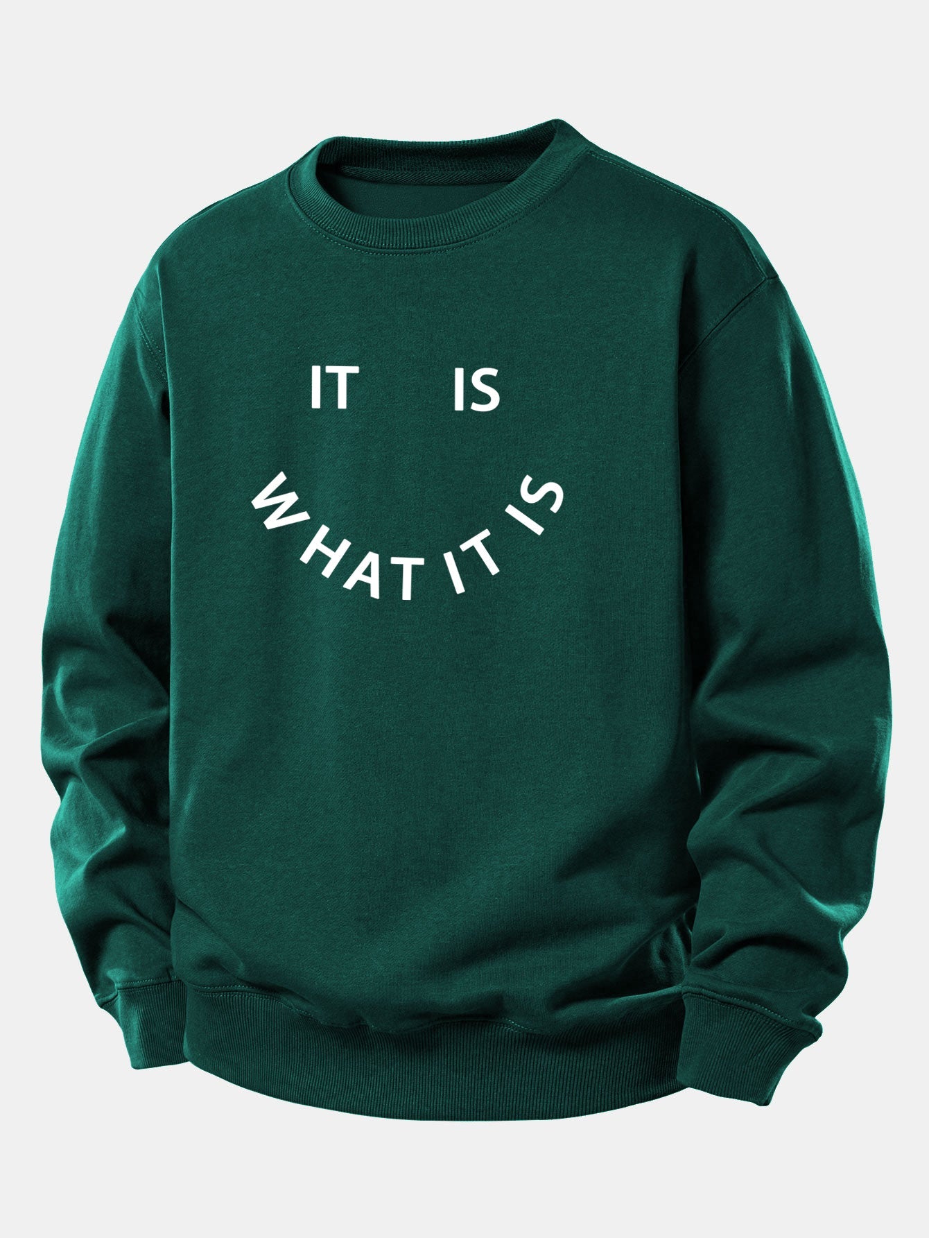Es Ist Wie Es Ist - Lässig Sitzt Sweatshirt