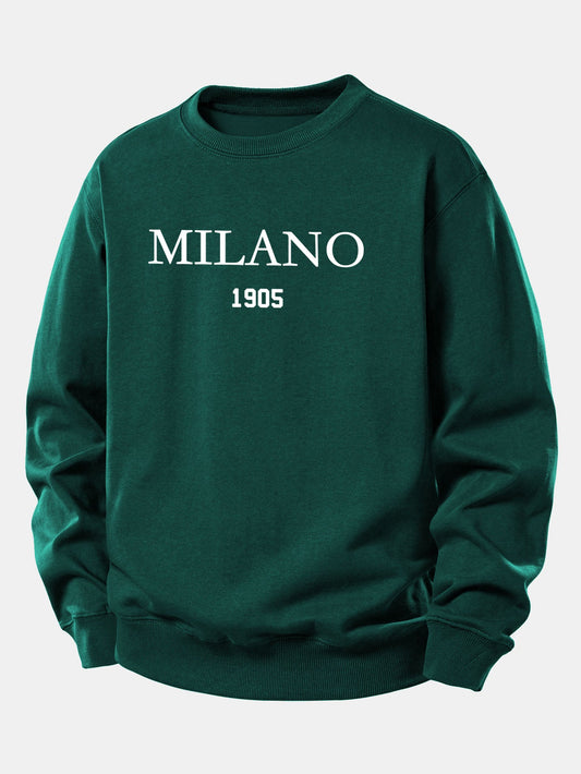 Milano Print Relax Fit Sweatshirt