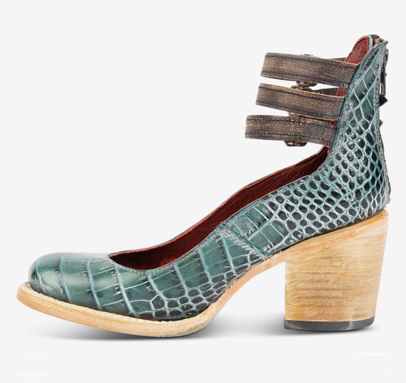 Zeitlose Vintage-Leder-Pumps