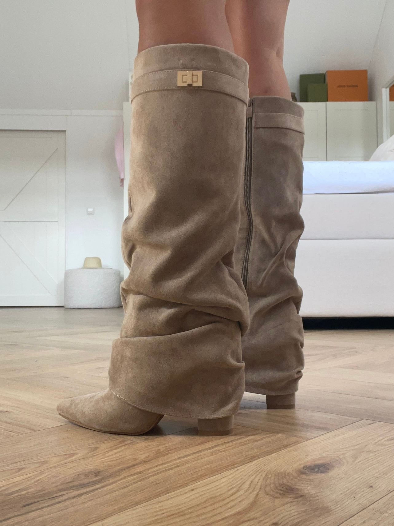 Khaki Stiefel