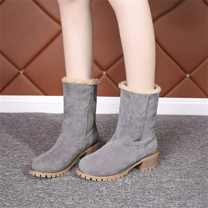 Debbs Damen Weiche Wasserfeste Stiefel mit Wollfutter