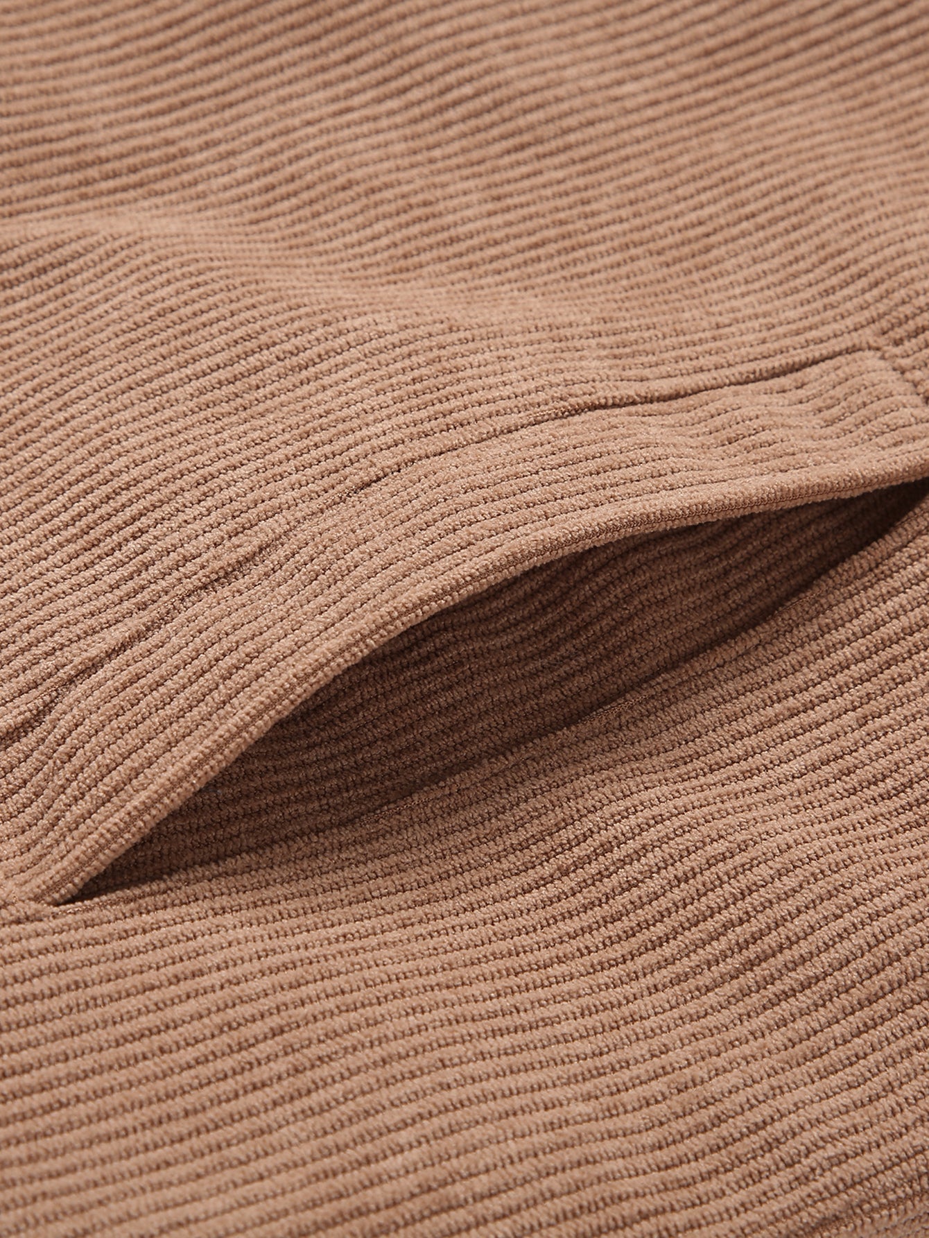 Cordjacke aus Cord mit Reißverschluss, Teddyfutter und Taschen